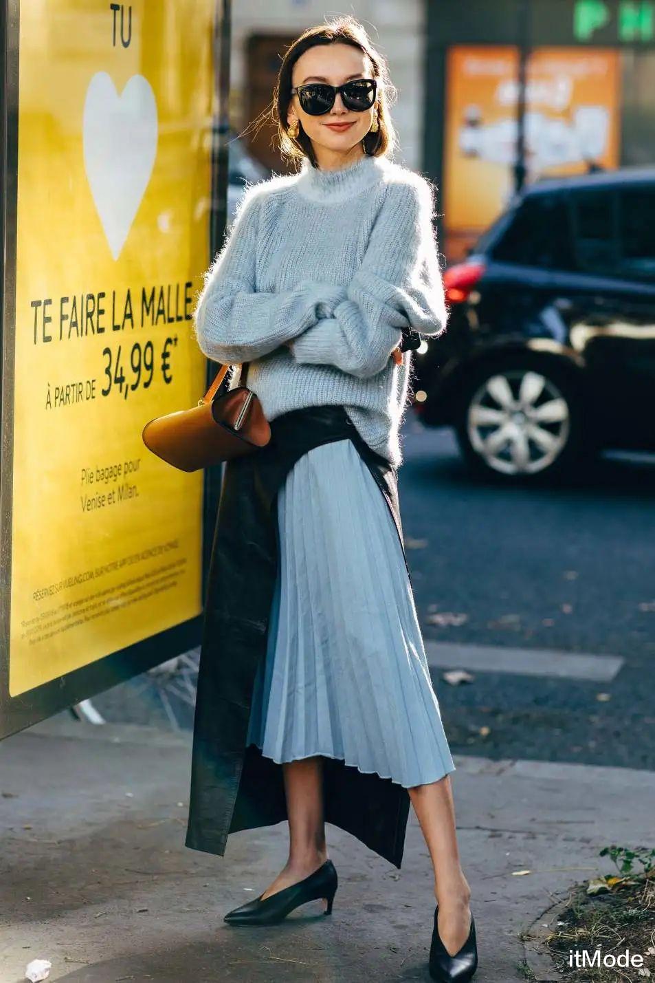 itMode|早秋必穿百褶裙，稳赢！