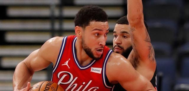 76人隊(duì)|爆冷！4虎將轟73+23，逆轉(zhuǎn)東部第1！3巨頭66分飲恨！籃網(wǎng)坐享漁利