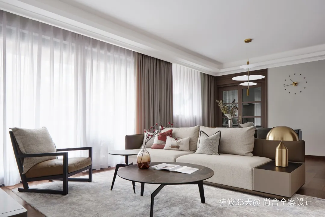 精装改造现代混搭二孩之家