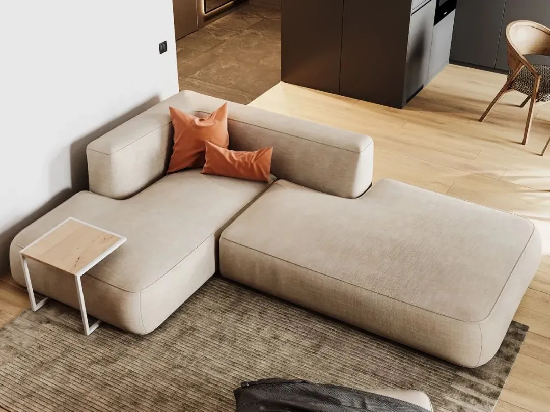 55㎡一居室变二居,简洁手法打造质朴典雅空间