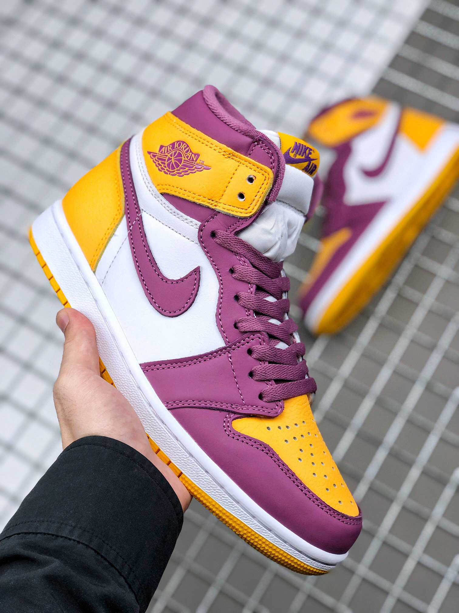 莆田鞋匠 Air Jordan 1 High OG “Brotherhood”湖人兄弟会