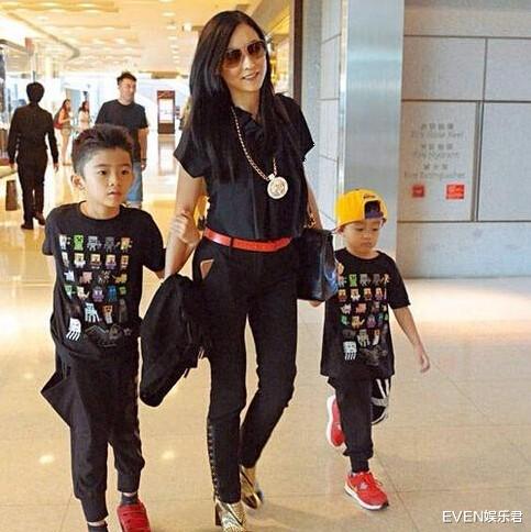 张柏芝|张柏芝在内地定居，两个儿子不同意转学，大儿子已经有女朋友了