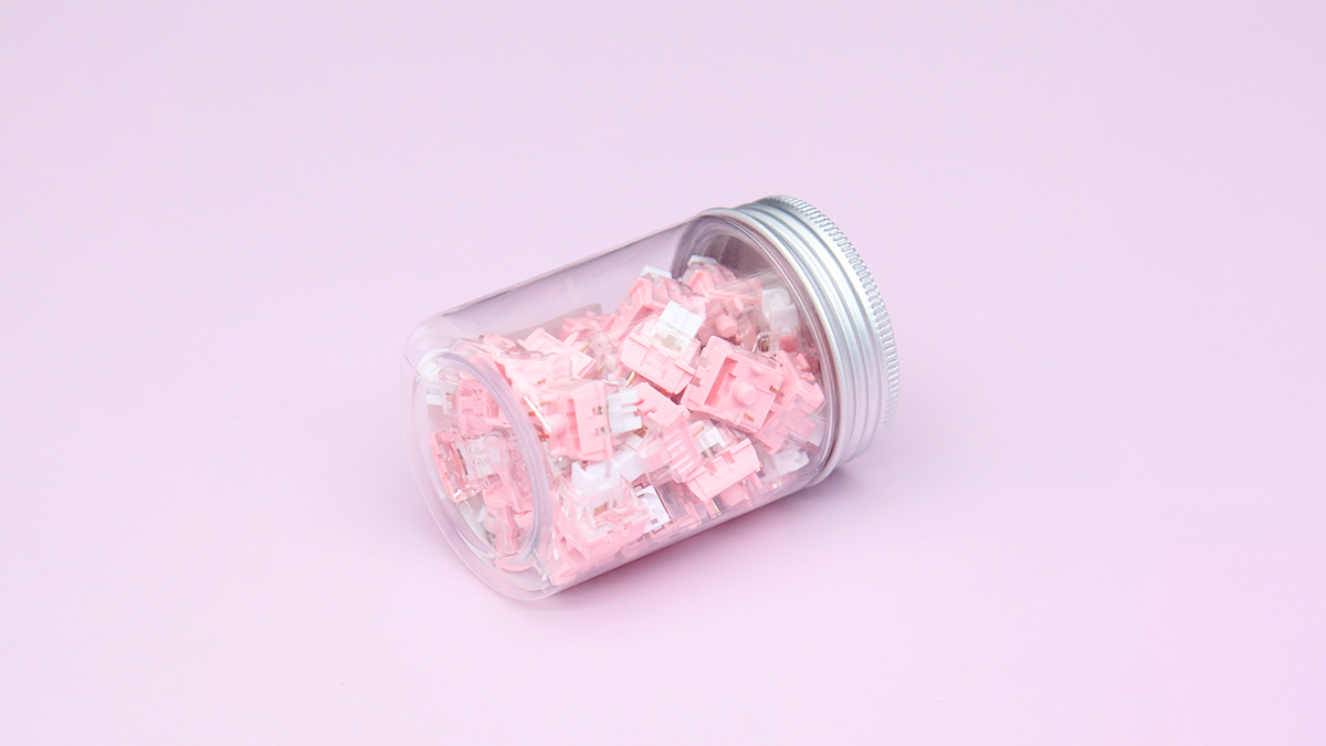 達爾優|達爾優Q糖軸圖賞簡評：粉白甜糖