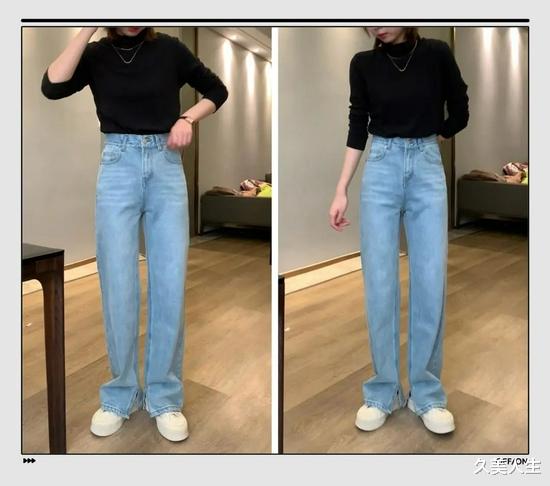 久美人生 阔腿裤怎么穿才显高显腿长?