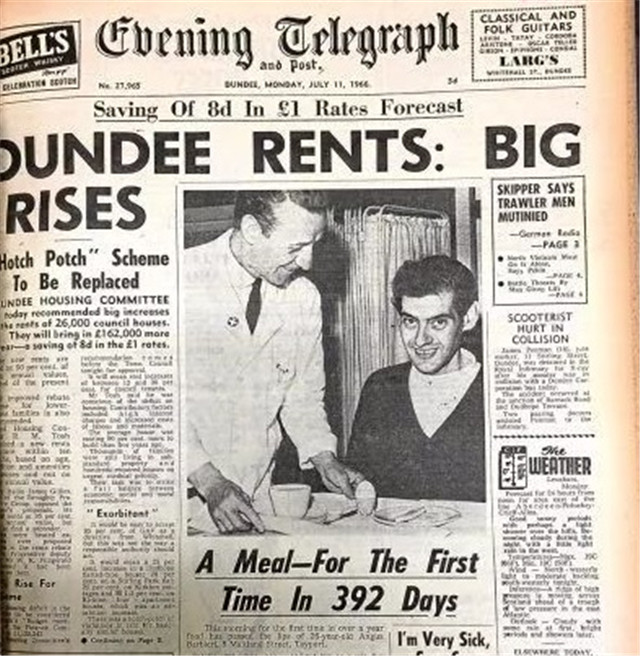 宋慧乔|一个无法复制的传奇：他完全绝食382天，成功减掉250斤肉