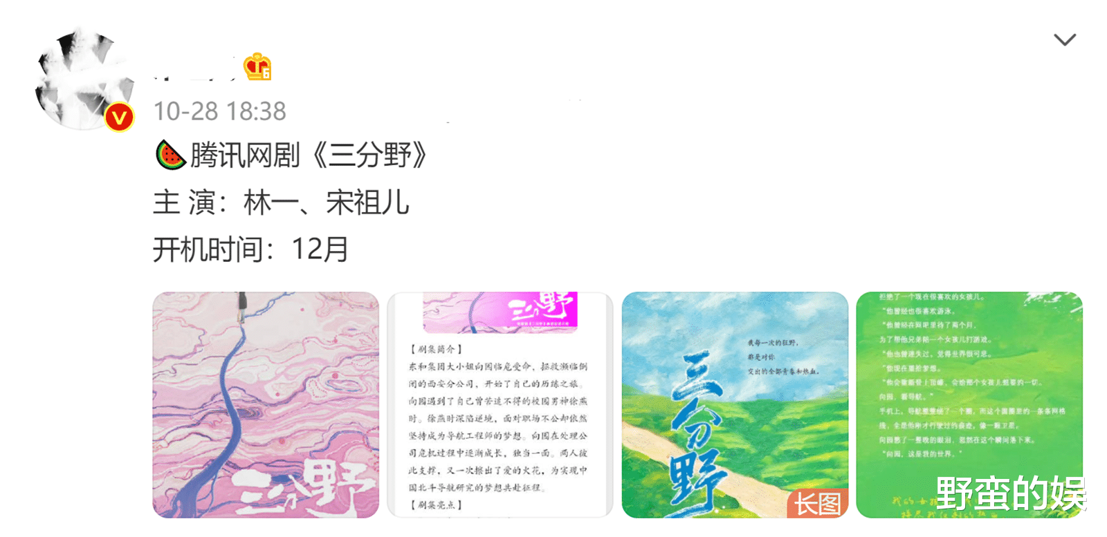 林一|《良辰美景好时光》后，林一再迎男主剧，女一曾演《乔家的儿女》