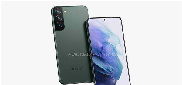 三星Galaxy|首批骁龙898旗舰！三星Galaxy S22最新渲染图：业内首次四边等宽