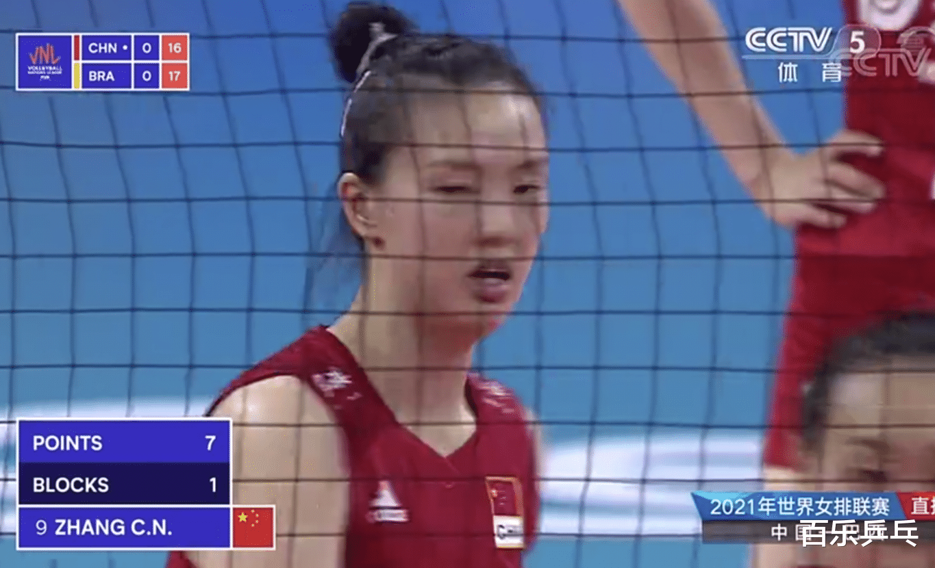 張常寧|女排18-25慘敗巴西！劉曉彤致命失誤，張常寧遭針對(duì)，單局再轟8分