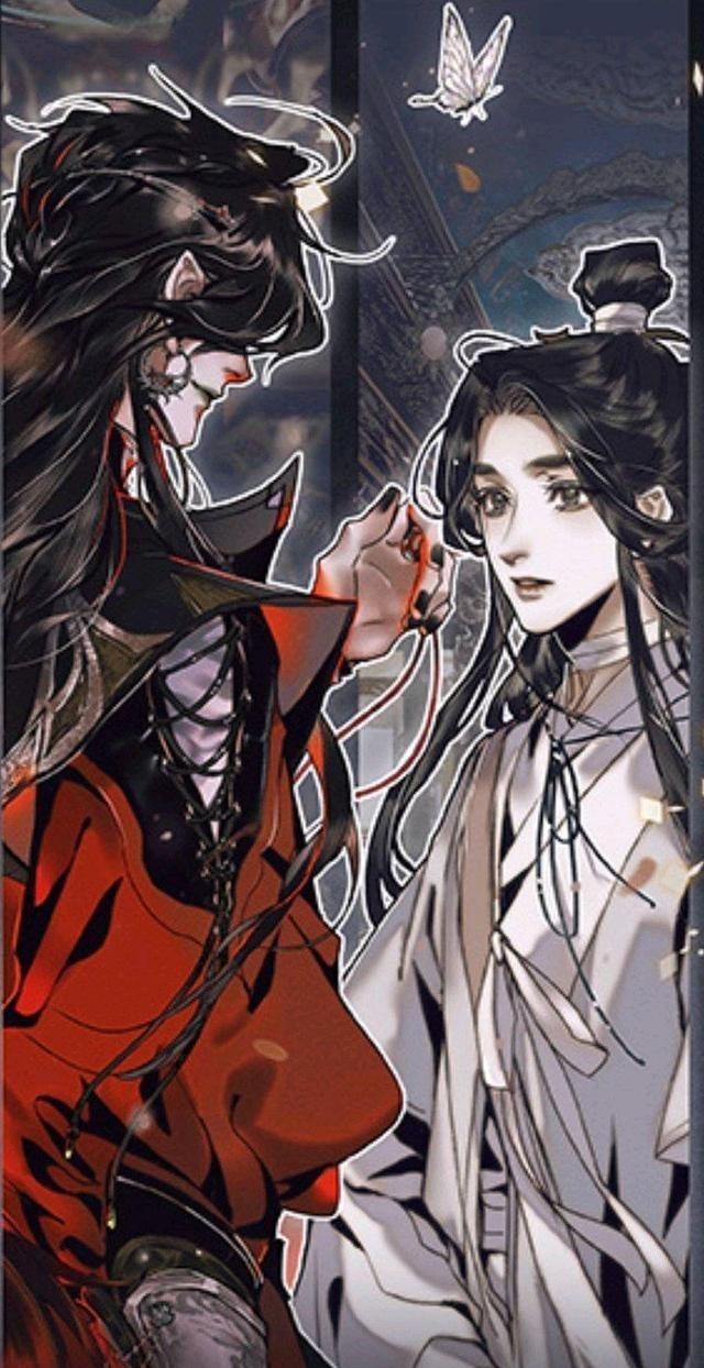 花怜|天官漫画人物集合，风信全场最黑，花城青面獠牙，花怜身高差好萌