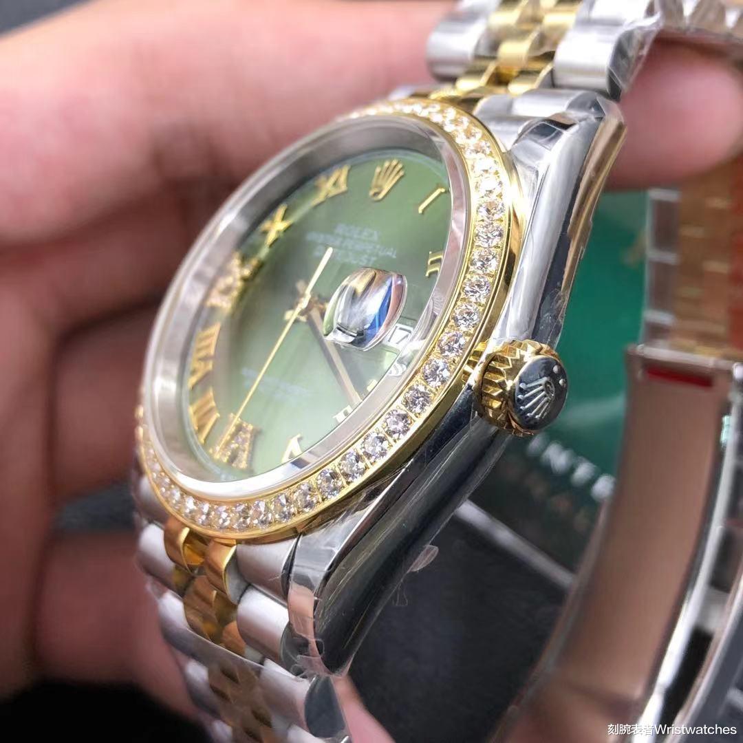 刻腕表者Wristwatches|EW厂新款劳力士日志绿盘36mm复刻表质量怎么样？