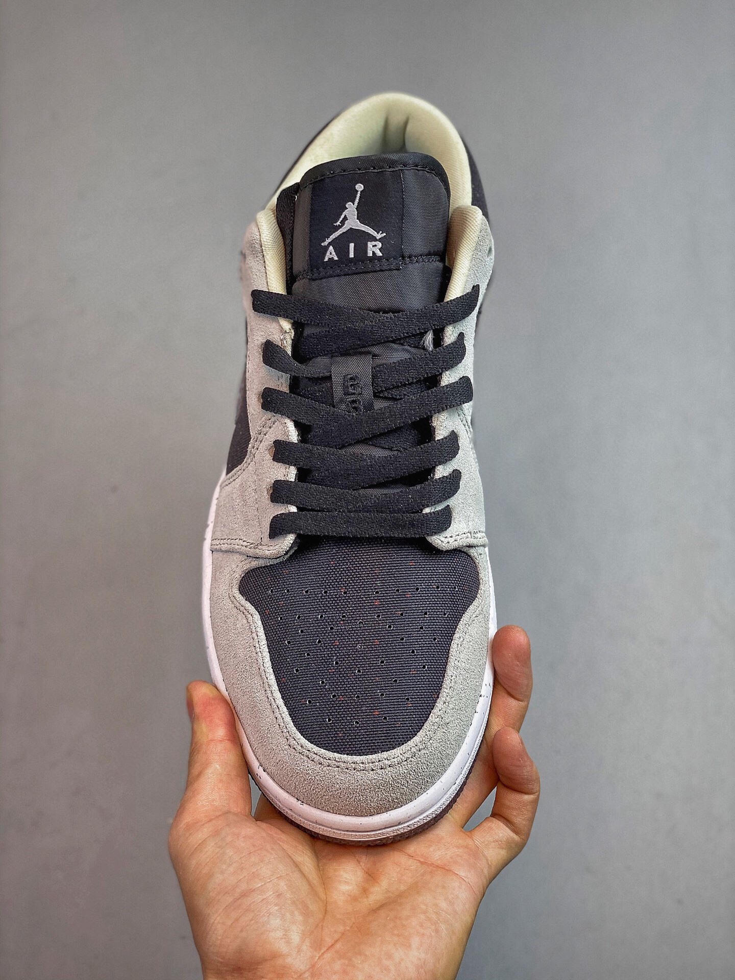 莆田鞋匠|Air Jordan 1 Low  “Crater”黑灰