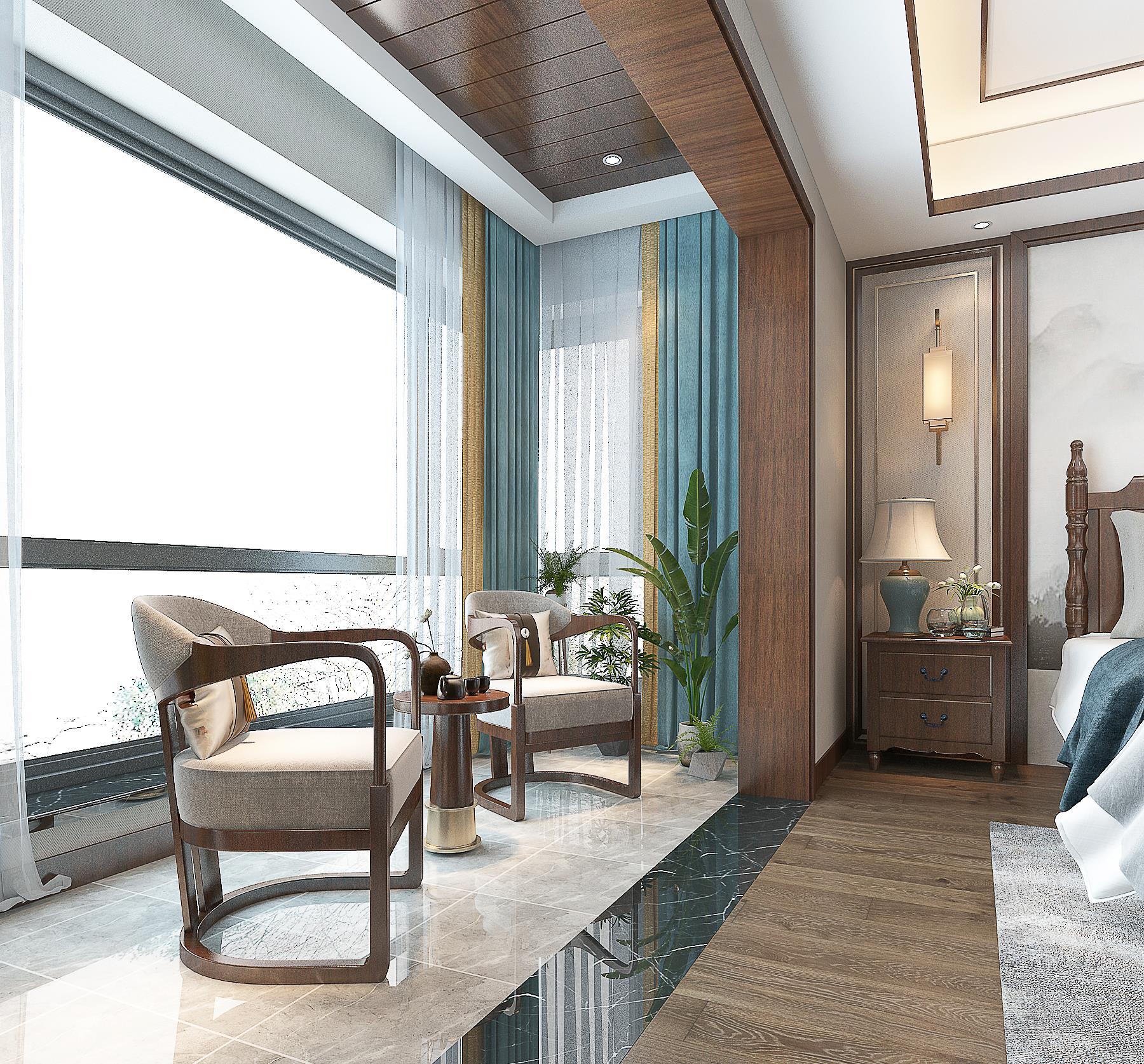 新帝雅|上海夫妻的新房装中式,三层别墅,虽然面积不大,装出来却很温馨