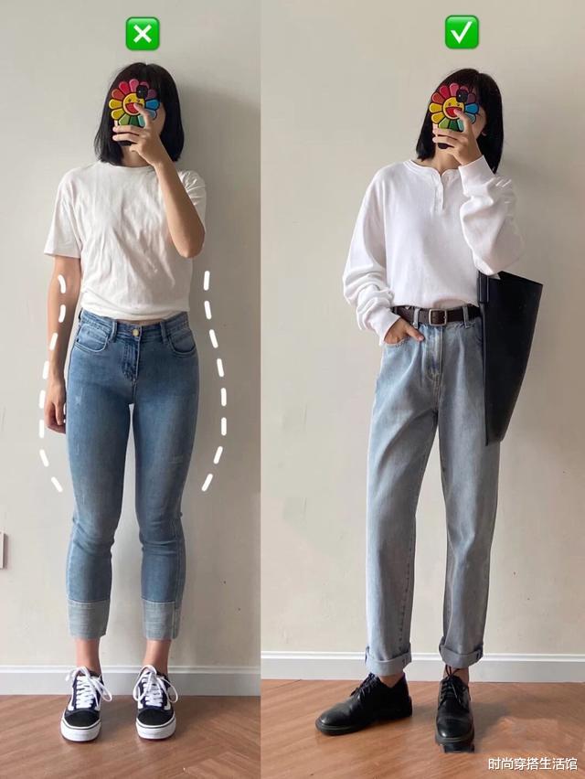 时尚穿搭生活馆|腿粗胯大的女生怎么穿才显瘦?试试这3个技巧,显瘦又气质