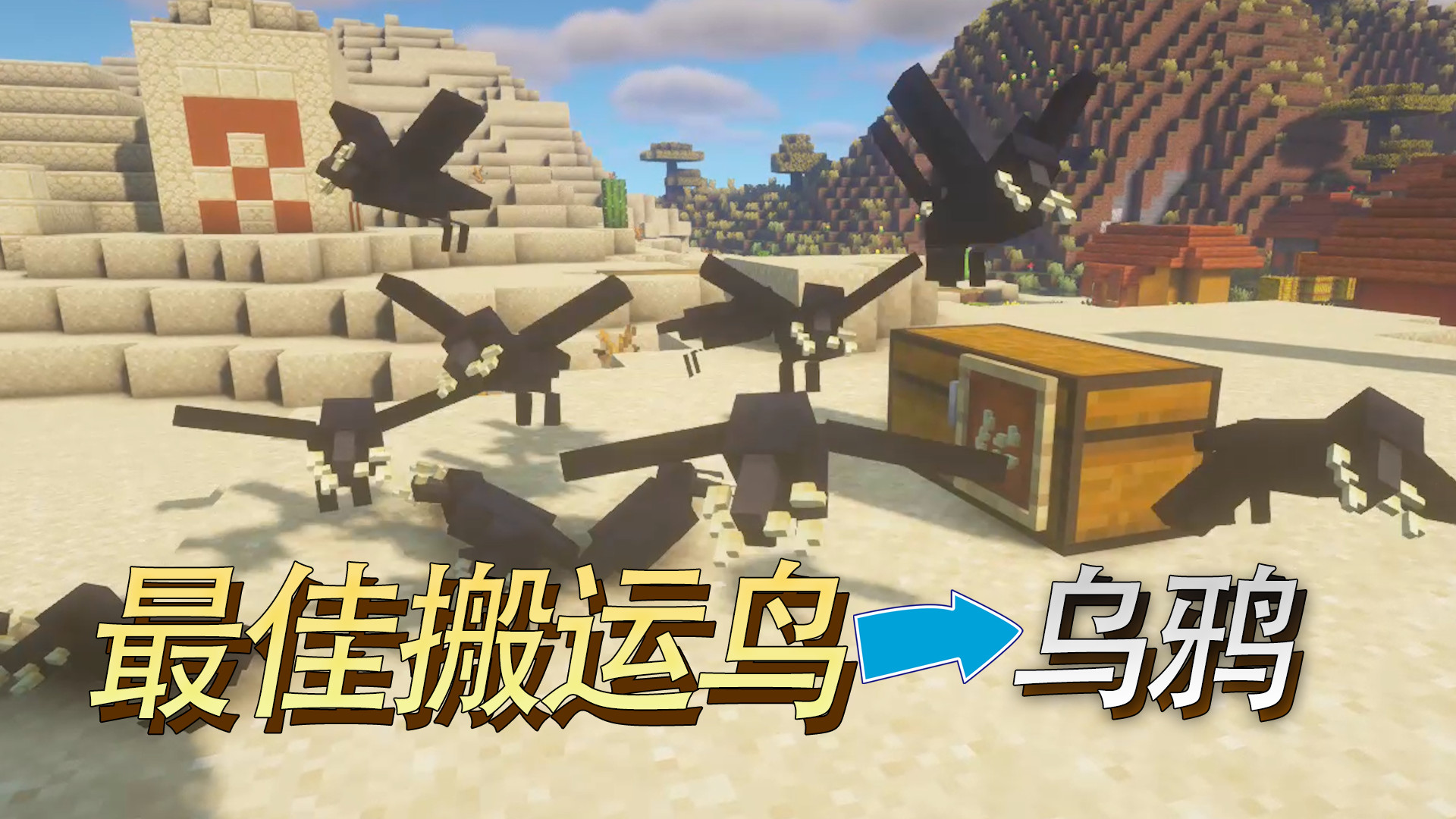 我的世界:乌鸦你不知道的奇特用法