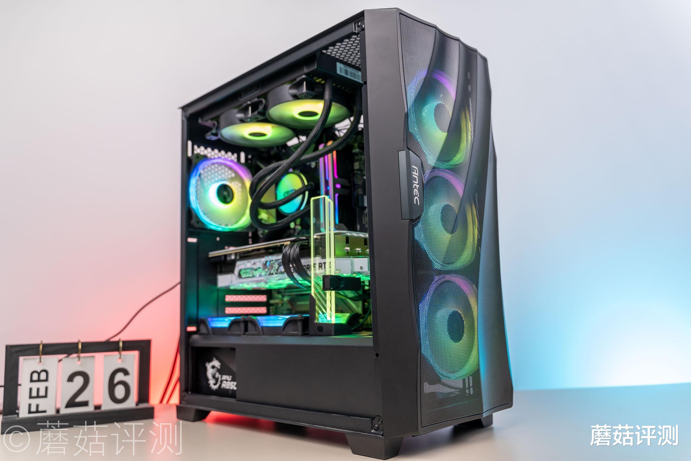 机箱|外观精致,散热表现优秀、超频三凌镜240一体式水冷散热 评测