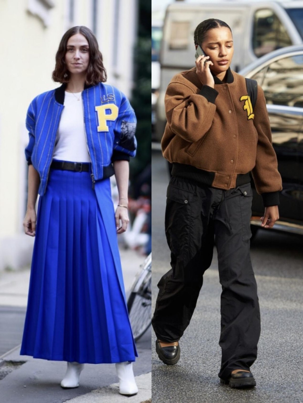 白小白的衣橱 秋天的活力感是棒球夹克给的，穿对了帅气还减龄，运动感满满