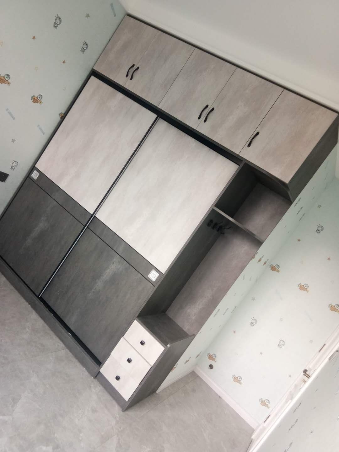 新房硬装完工,全屋定制柜子超实用,装修费花了15万还不包人工