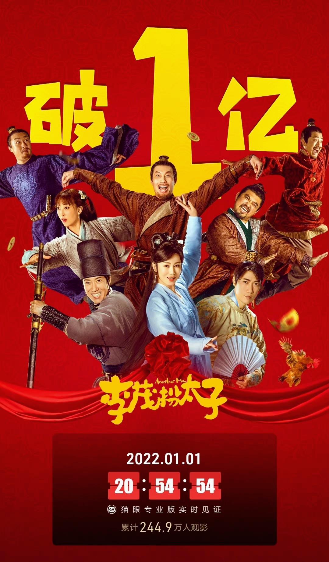 霍建华|古天乐《反贪风暴5》元旦节收1.13亿，马丽《李茂扮太子》收1.04亿