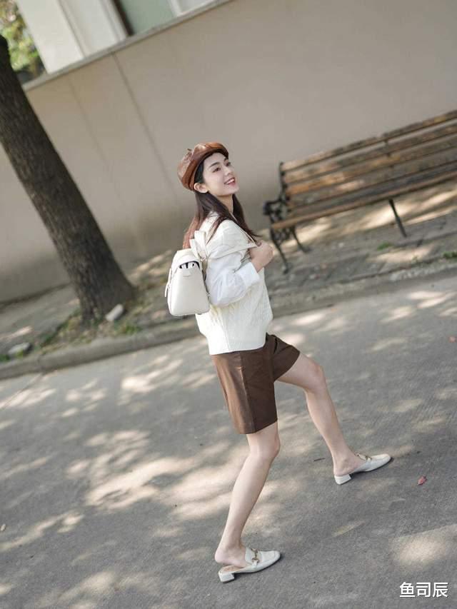 鱼司辰|小个子秋天的穿衣模板，从马甲到风衣全给你展示了，可以直接照搬
