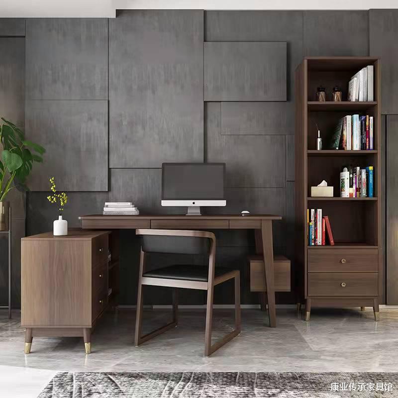 新中式风格书房设计，茶香墨韵，沉淀自我