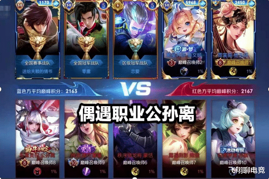 寂然|寂然巅峰赛偶遇职业公孙离，本以为是刺痛，赛后见到ID笑了