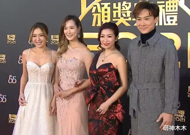 肖战|TVB颁奖礼红毯来了，陈自瑶公主裙大秀美背，钟嘉欣银色西装失策