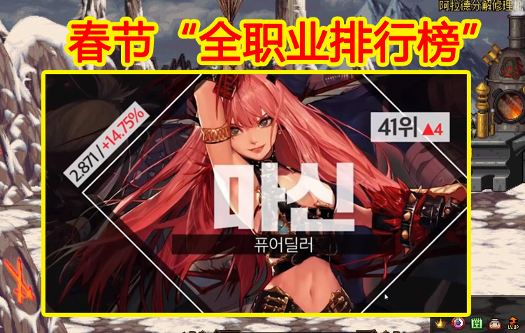 地下城与勇士|DNF：春节“全职业排行榜”，女漫游冲进一线，天帝跌至二线