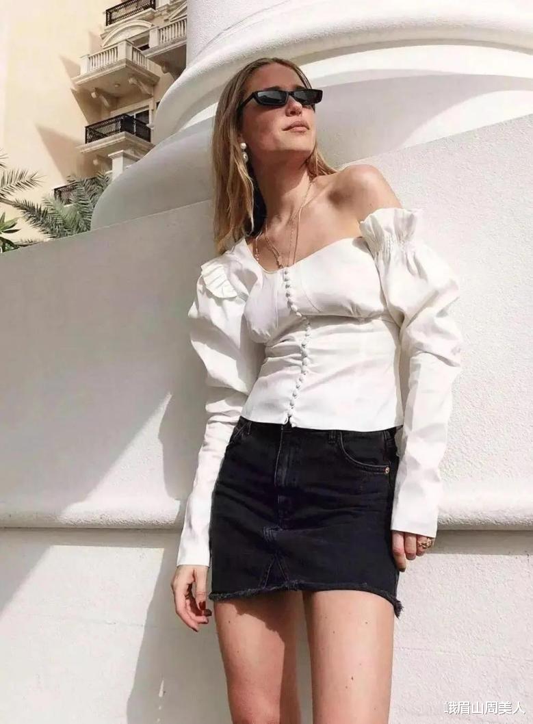 峨眉山周美人|夏天就要露肩!今夏跟女团学穿“斜肩单品”,性感又时髦