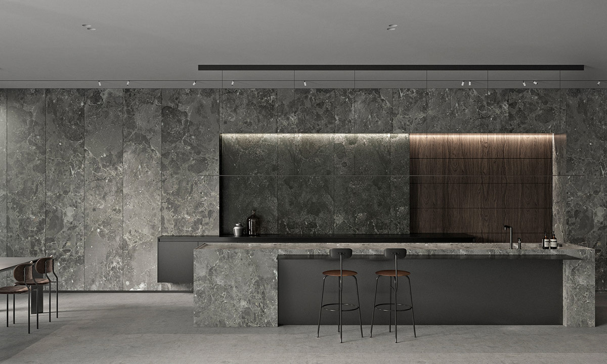 225㎡私宅设计,极简空间中找寻那一隅宁静致远