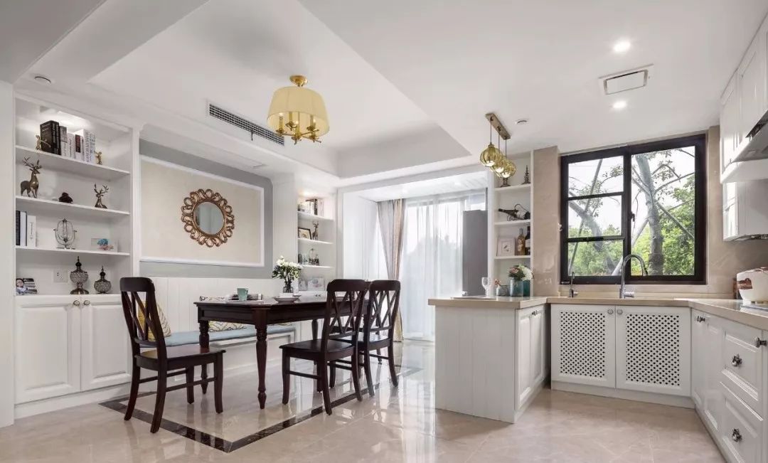 |141㎡装修案例_四居室_美式风格-小家掌分享装修案例