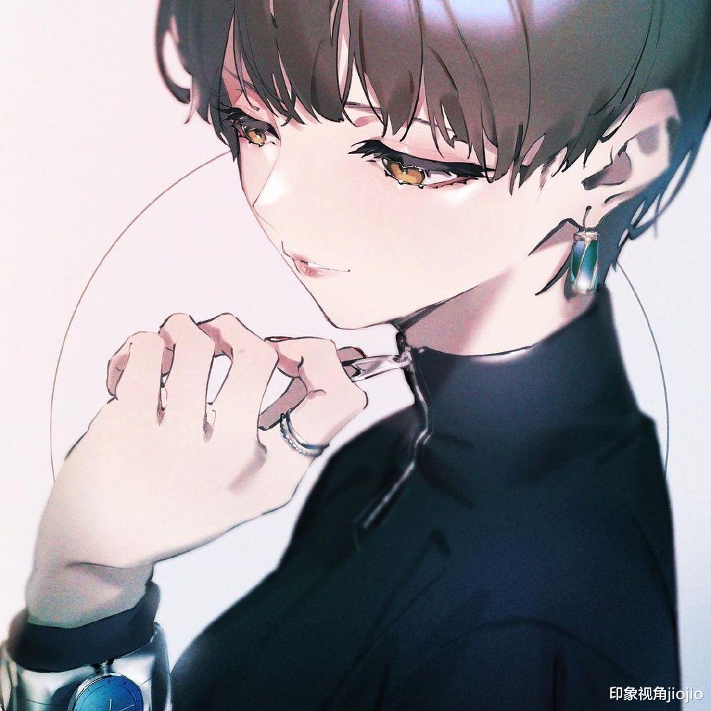 夏洛|极富张力和美感的少女插画 ?，作品风格神似“米山舞”的画风