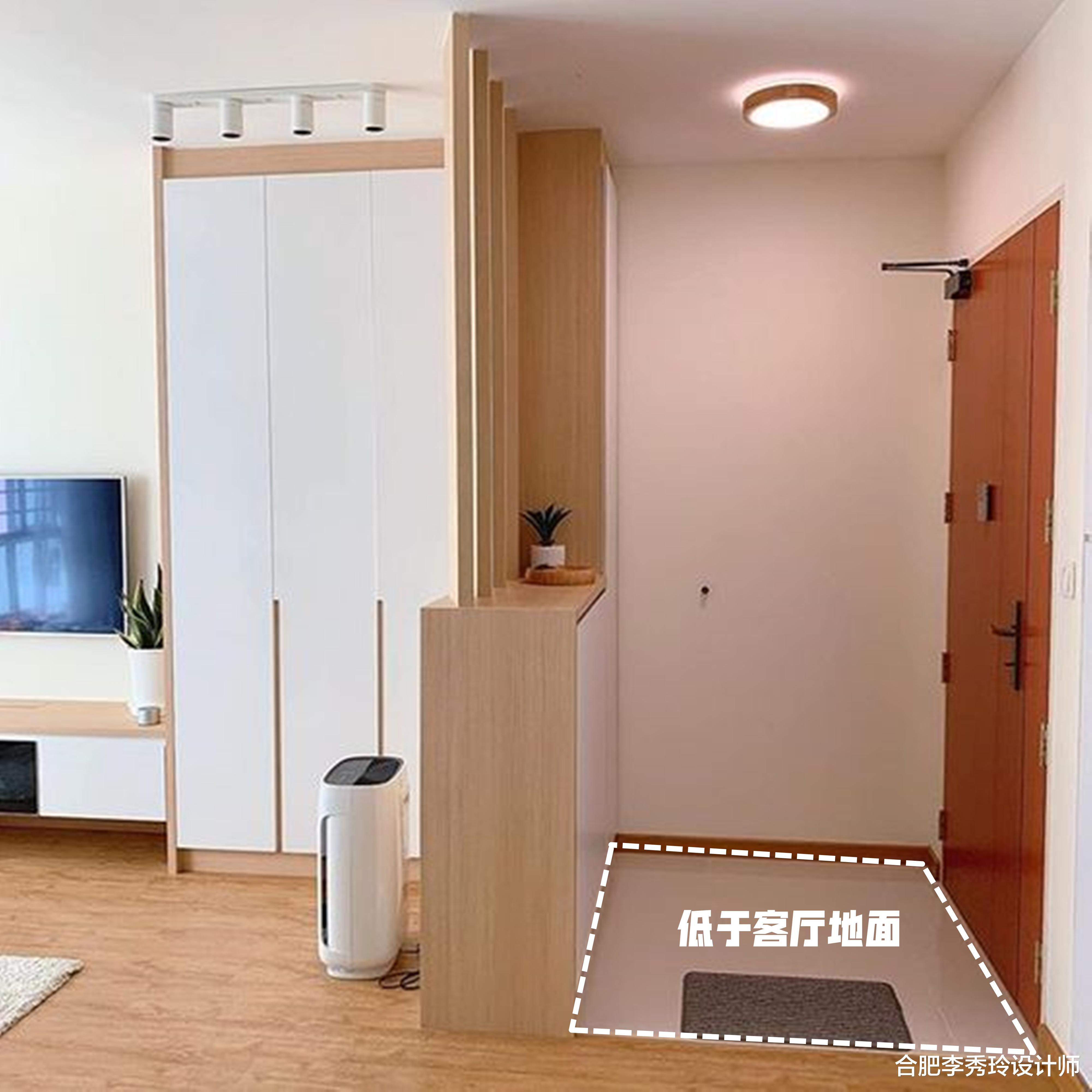 如果装修可以再来一遍，我肯定要给玄关留1㎡，下沉5公分干干净净