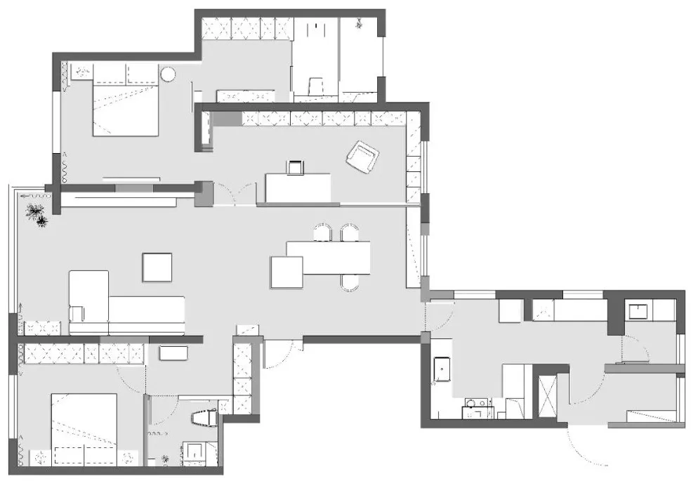 ?186㎡极简原木风，纯粹干净的美，舒适又高级！