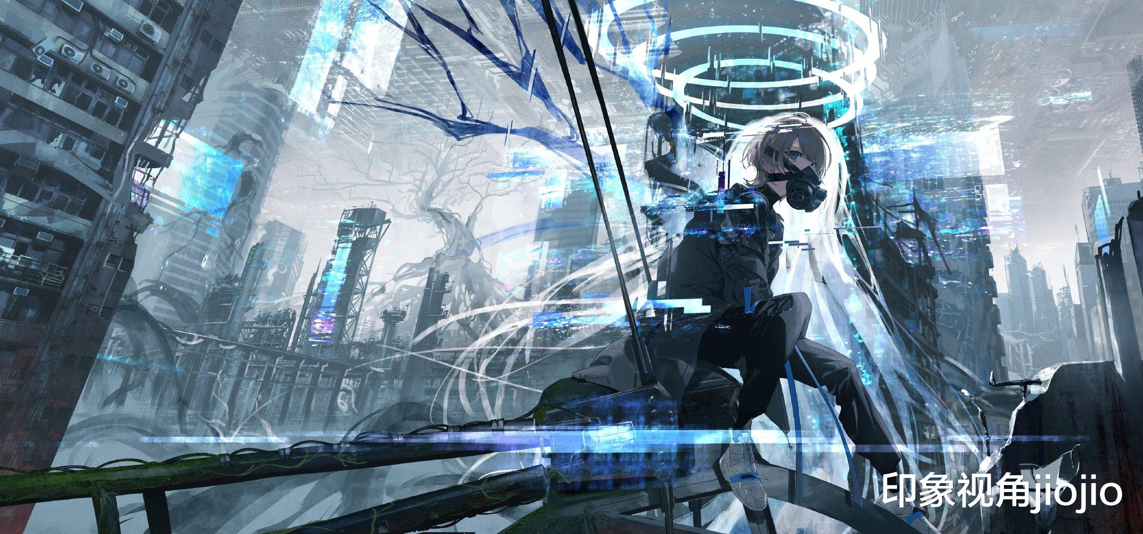 夏洛|极富张力和美感的少女插画 ?，作品风格神似“米山舞”的画风