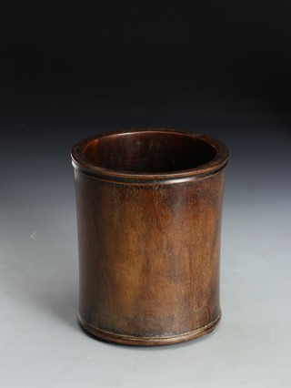 笔筒|清代，黄花梨笔筒