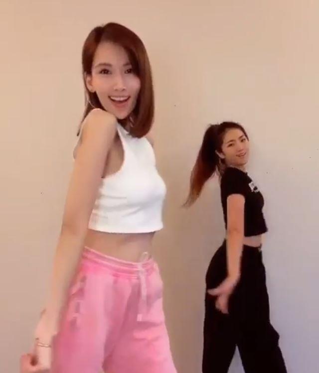 陈若仪|陈若仪跳舞还叫来怀孕5个月的老师陪着，动作僵硬被侃像电线杆