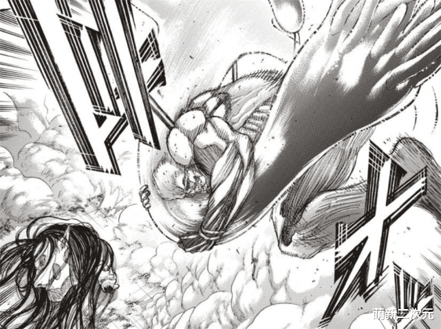 |巨人138话情报确认，众人巨人化攻击莱纳，三笠含泪同艾伦道别