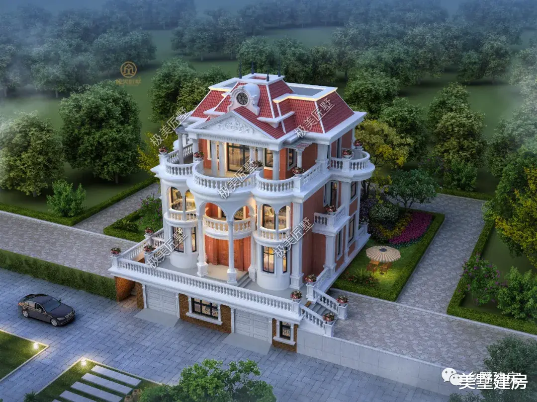 |农村四层豪宅怎么盖,巴洛克风格,大气又实用