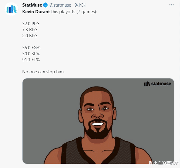 凯文·杜兰特|KD场均32+7被赞地球最强！为何如此炸裂？常规赛仅打35场成关键
