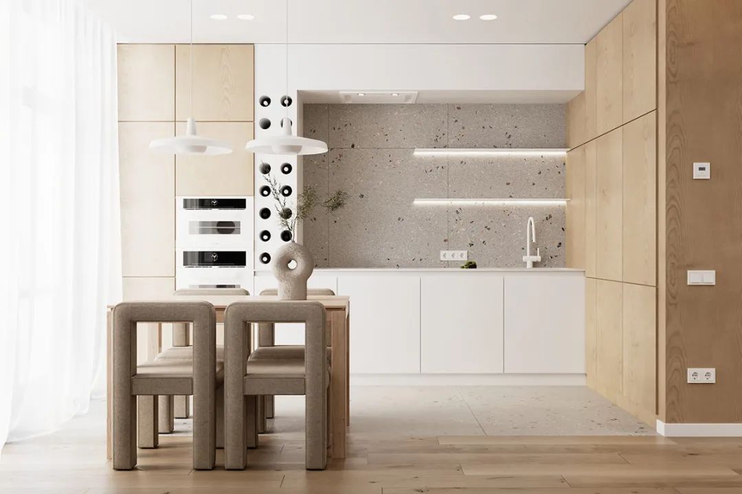 |要说治愈,66m2满是「森系」一人居,每个空间还不浪费!