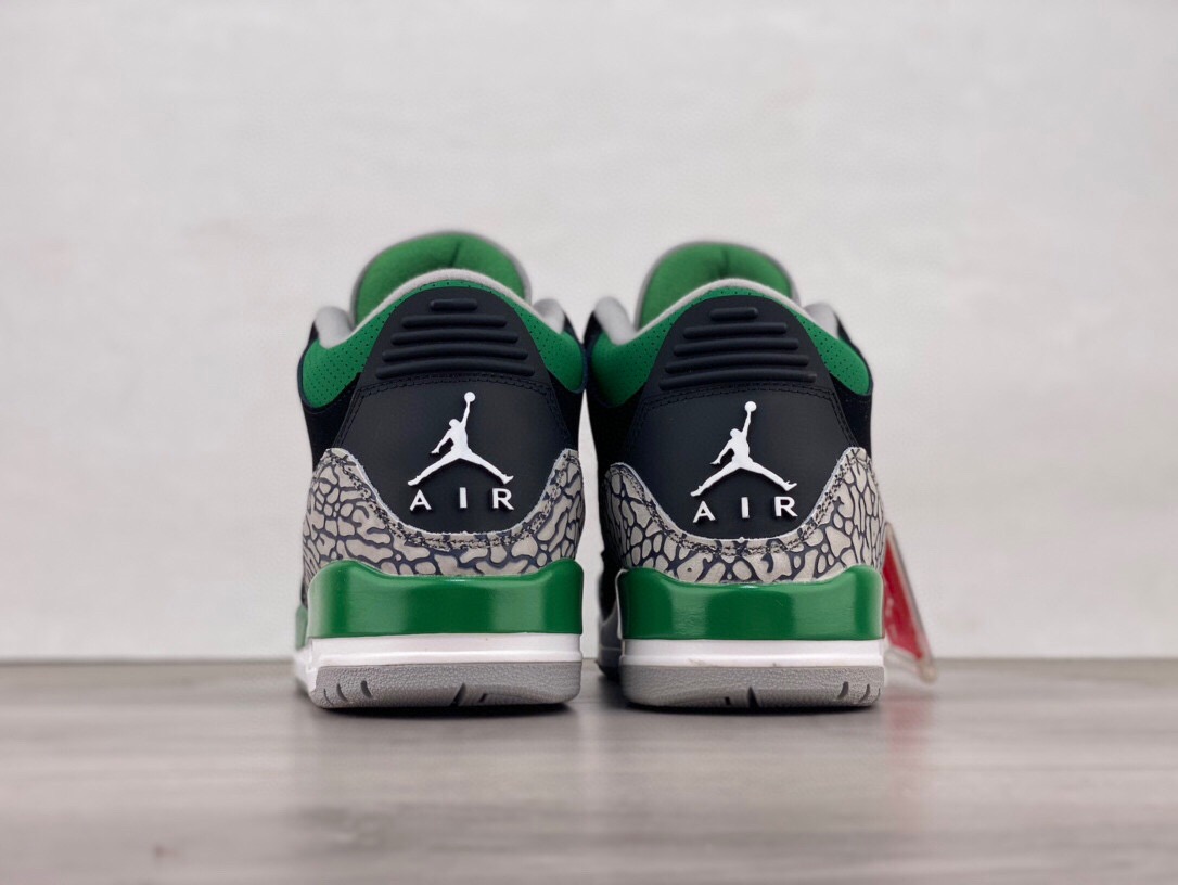 莆田鞋匠|Air Jordan 3 Retro \"Racer Blue\" AJ3 乔3黑绿