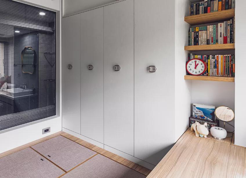 |45度角空间分隔,这个25坪的房子空间利用率增加百分之三十