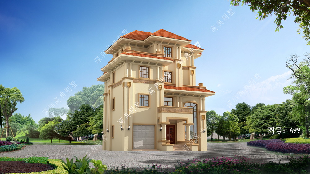 流行的欧式别墅,适合农村建设的优秀户型,不容错过。