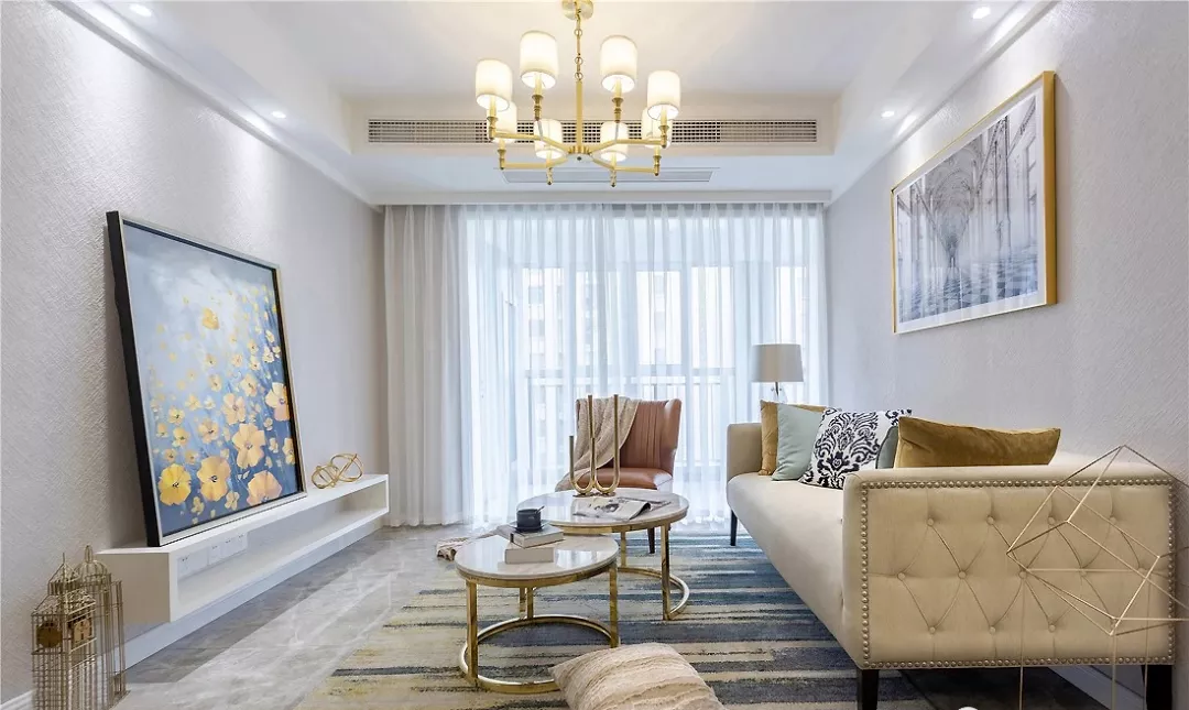 房屋装修|【精品装修案例】107㎡轻奢美式3室2厅，精致华美的优雅品位，值得收藏