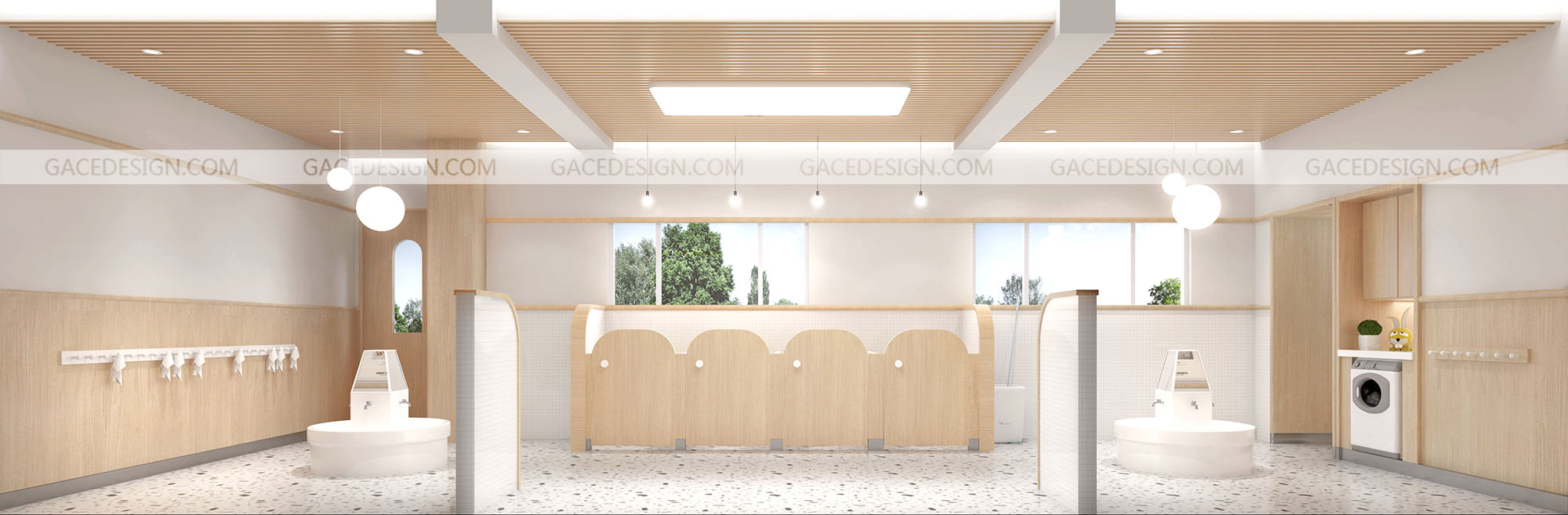 集合设计|幼儿园卫浴间设计要注意什么?