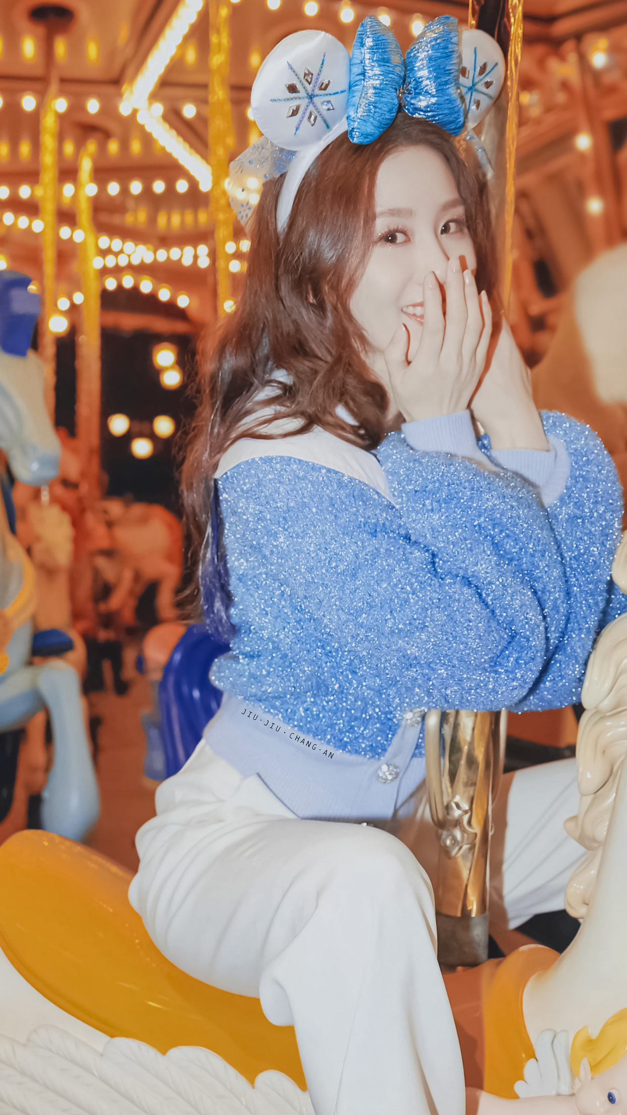 迪士尼|刘诗诗迪士尼适配度也太高了吧！真的不是童话现场吗？