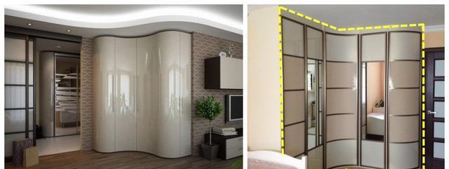 95后|卧室转角装弧形柜，入住才知被坑了，换L型衣柜，转角就是衣帽间