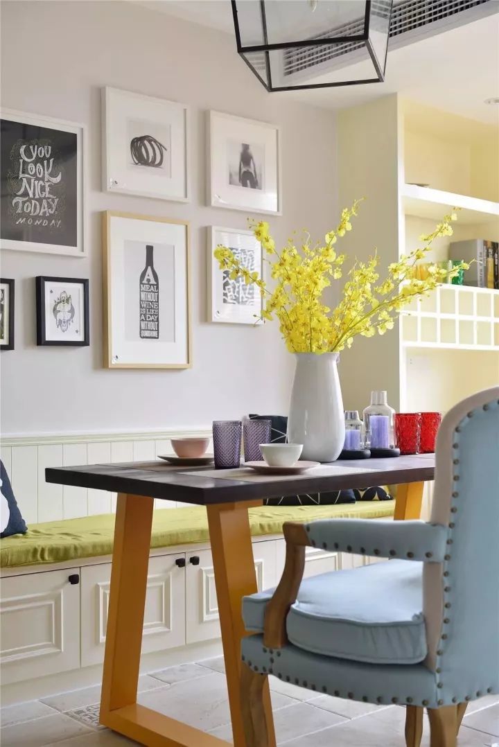 装修设计指南|110㎡美式两居，简约温馨的设计，清新淡雅！