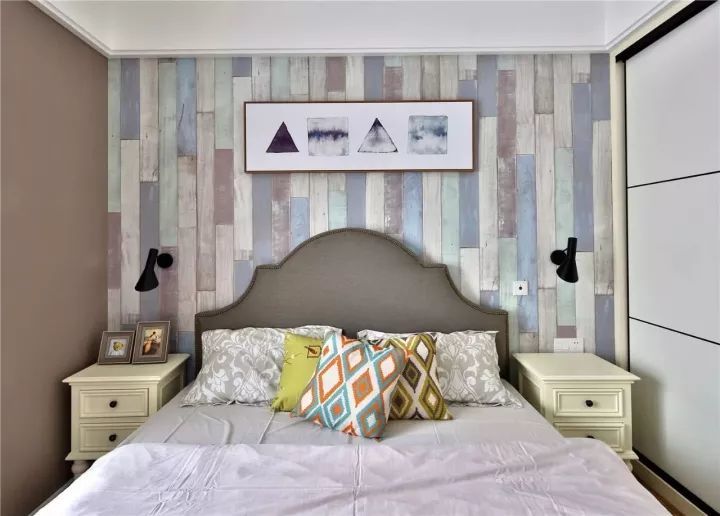 装修设计指南|110㎡美式两居，简约温馨的设计，清新淡雅！