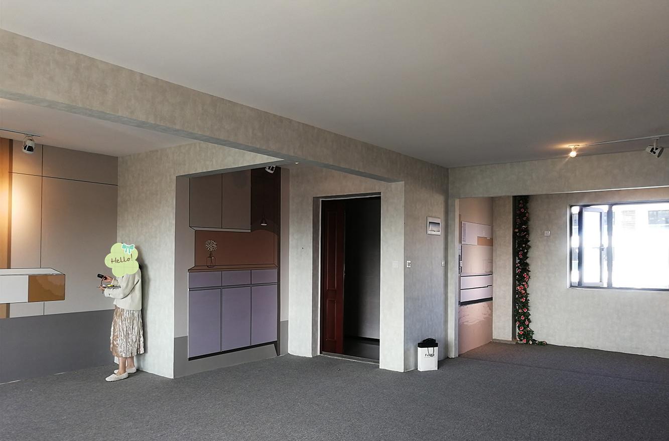 |一梯两户140㎡，夸夸全屋定制的柜子，岩板背景墙配大横厅，高级！